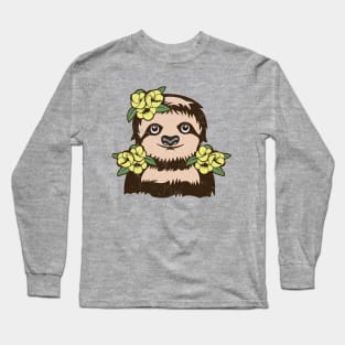 Cutie Slothy Long Sleeve T-Shirt